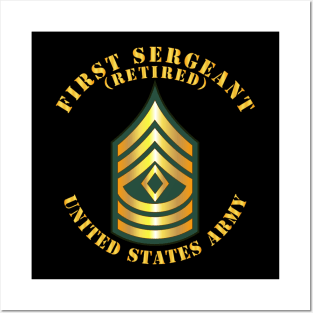 POCKET - Army - First Sergeant - 1SG - Retired Posters and Art